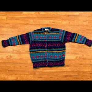 Vintage Benetton Mohair Cardigan - Made in Italy